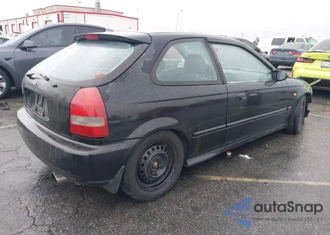 1998 Honda Civic Dx from USA, damaged, VIN 2HGEJ644XWH110207